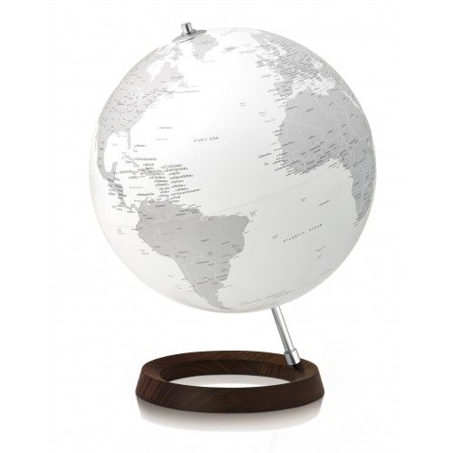 Verlichte Earth Globe volledige cirkel reflectie