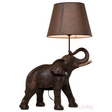 Table lamp elephant safari Kare Design