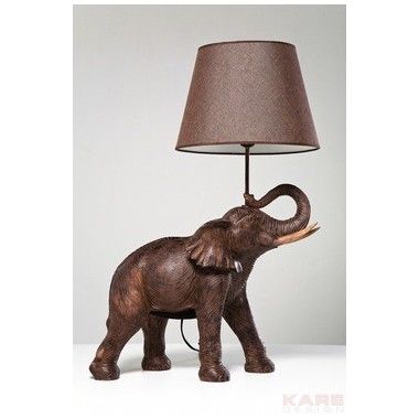 Lámpara de mesa elefante Safari Kare Design