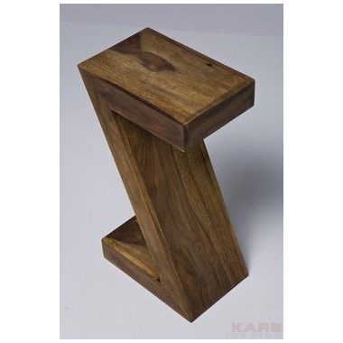 Mesa lateral de madeira Z Authentico