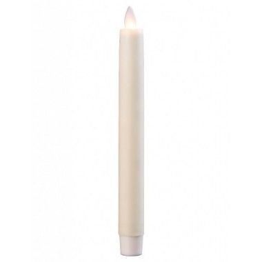 Elfenbeinfarbene Sompex LED-Kerze für Kerzenständer