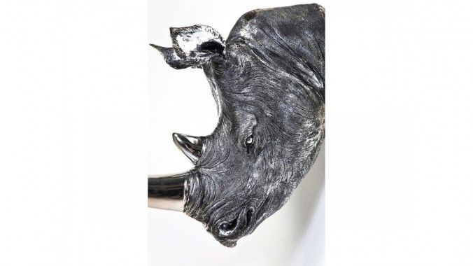 Antique decorative Rhinoceros head