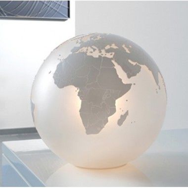 Lámpara globo de vidrio esmerilado Sompex