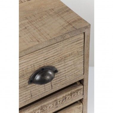 Cassettiera Puro a 10 cassetti in legno chiaro