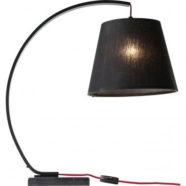 Arco moderne zwart stalen tafellamp