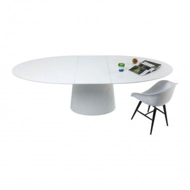 Benvenuto 200 extendable oval dining table