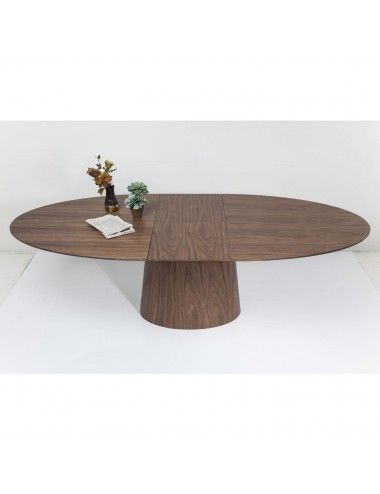 Extensible dining table 200 wood walnut Benvenuto