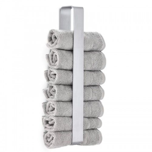 NEXIO brushed stainless steel wall towel holder Blomus